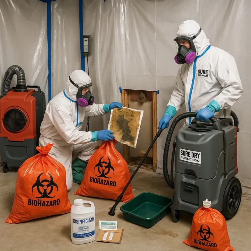 Contaminated Water Handling Protocols process in Plains, PA