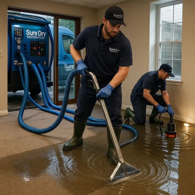Water Extraction and Removal process in Plains, PA